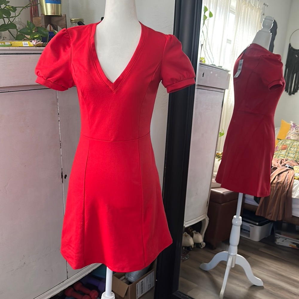 BCBG Electric Red Dress